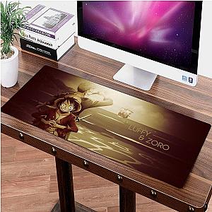 One Piece Merch - Roronoa Zoro &amp; Monkey D. Luffy Big Mouse Pad ANM0608