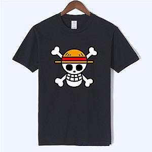 One Piece Merch - Straw Hat Pirates Jolly Roger T-Shirt ANM0608