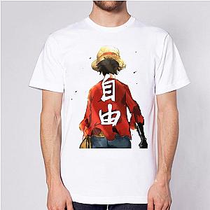 One Piece Merch - Monkey D. Luffy Freedom T-Shirt ANM0608