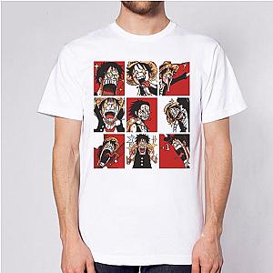 One Piece Merch - Monkey D. Luffy Stars T-Shirt ANM0608