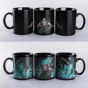 One Piece Merch - Bounty Hunter Roronoa Zoro Color Changing Mug Cup ANM0608