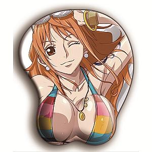 One Piece Merch - Nami Blinking Ergonomic Mouse Pad ANM0608