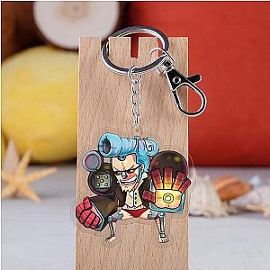 One Piece Merch - Franky Keychain ANM0608