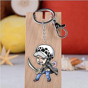 One Piece Merch - Trafalgar D. Water Law Keychain ANM0608