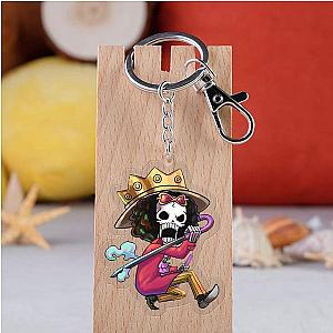 One Piece Merch - Brook Keychain ANM0608