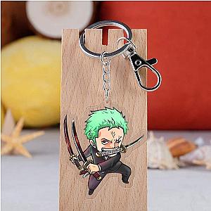 One Piece Merch - Roronoa Zoro Keychain ANM0608