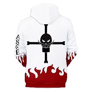 One Piece Merch - Portgas D. Ace Fire Fist Hoodie ANM0608