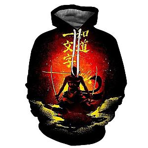 One Piece Merch - Roronoa Zoro Battle Mode Hoodie ANM0608