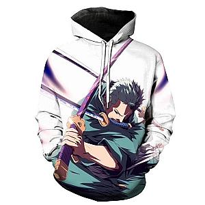 One Piece Merch - Roronoa Zoro Fighting Hoodie ANM0608