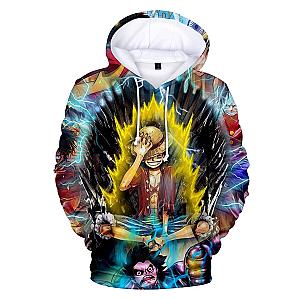 One Piece Merch - Monkey D. Luffy Energy Hoodie ANM0608