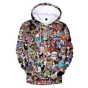 One Piece Merch - Characters Edition Hoodie ANM0608