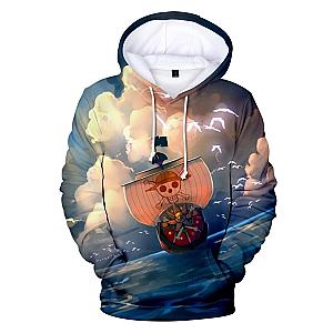 One Piece Merch - Thousand Sunny Ship Hoodie ANM0608