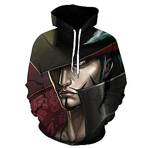 One Piece Merch - Dracule Mihawk Hoodie ANM0608