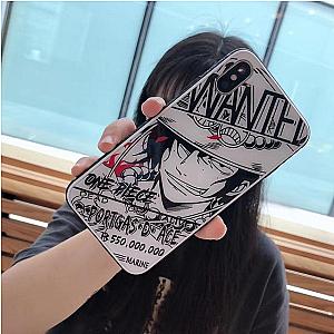 One Piece Merch - Dead or Alive Wanted Portgas D. Ace iPhone Case ANM0608