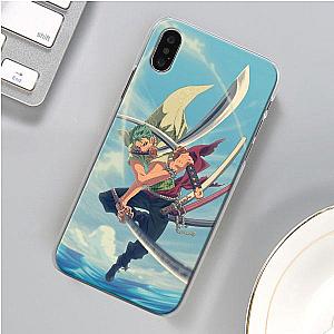 One Piece Merch - Roronoa Zoro Combat Mode iPhone Case ANM0608