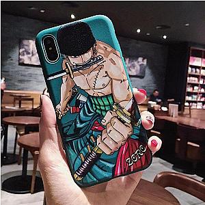 One Piece Merch - Roronoa Zoro Worst Generation iPhone Case ANM0608