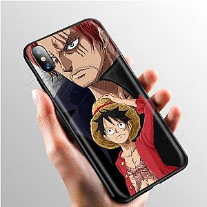 One Piece Merch - Shanks &amp; Monkey D. Luffy iPhone Case ANM0608