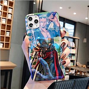 One Piece Merch - Master Swordsman Roronoa Zoro iPhone Case ANM0608