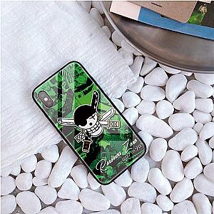 One Piece Merch - Green Roronoa Zoro Jolly Roger iPhone Case ANM0608