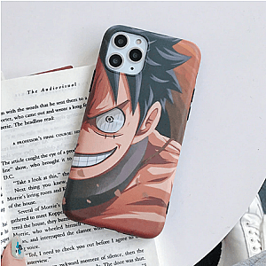 One Piece Merch - Monkey D. Luffy Face iPhone Case ANM0608