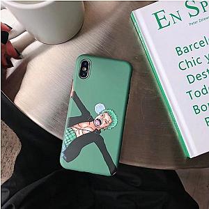 One Piece Merch - Roronoa Zoro Sleeping iPhone Case ANM0608