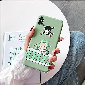 One Piece Merch - Roronoa Zoro Jolly Roger iPhone Case ANM0608