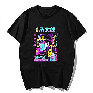 JJBA T-shirts - Kujo Jotaro Colorful Print T-shirt