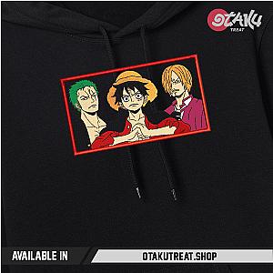 Luffy Zoro Sanji OT Embroidered Hoodie