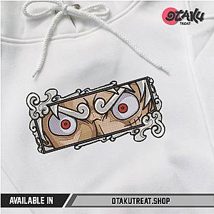 Luffy G5 White Embroidered Hoodie / T-shirt