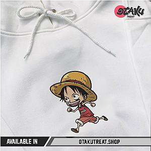 Luffy Chibi Embroidered Hoodie / T-shirt