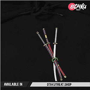 Sword's Zoro Embroidered Hoodie / T-shirt