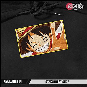 Happy Luffy Embroidered Hoodie / Sweatshirt