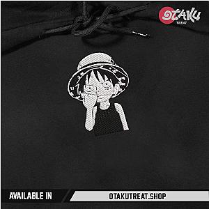 Cute Luffy Embroidered Hoodie / Sweatshirt