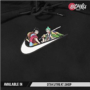 Luffy and Zoro Pirates Embroidered Hoodie / Sweatshirt