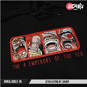 4 Emperors One Piece Embroidered Hoodie / T-shirt