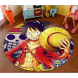 One Piece Rugs - Luffy One Piece Smiling Anime Rug Mat