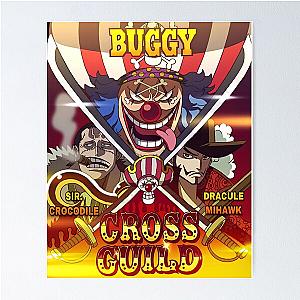 One Piece Cross Guild Buggy the Clown Poster Poster