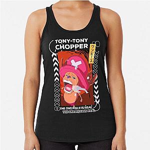 Sad Chopper The one piece is real Streetwear Style Racerback Tank Top