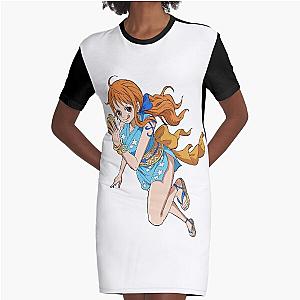 Nami One Piece Graphic T-Shirt Dress