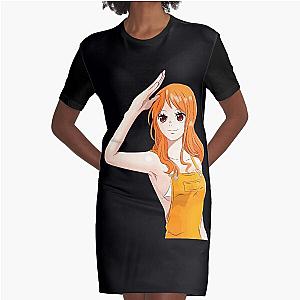 Nami One Piece Graphic T-Shirt Dress