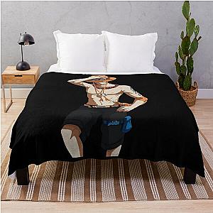 Portgas D Ace One Piece  - Tshirt Throw Blanket