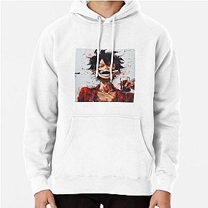 Luffy One piece Smoke & drink Pullover Hoodie