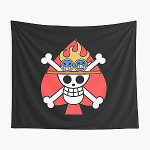 One Piece - Ace's Jolly Roger Tapestry