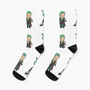 chibi anime one piece zoro Socks