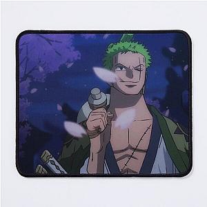 One piece Zoro Cherry Blossoms Wano Arc Mouse Pad