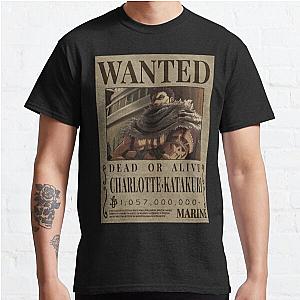 Charlotte Katakuri Wanted One Piece Katakuri Bounty Poster Classic T-Shirt