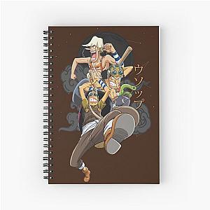 Usopp Evolution - One Piece Spiral Notebook