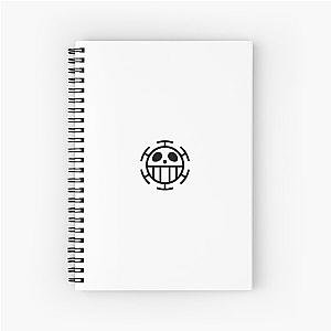 One Piece Law logo Spiral Notebook