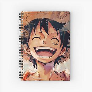 One piece Luffy big smile Spiral Notebook