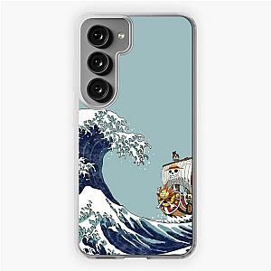 The great wave one piece Samsung Galaxy Soft Case